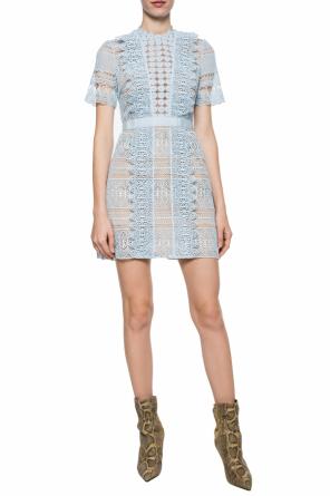 Lace-trimmed dress, zdjęcie 2 Lace-trimmed dress od Self Portrait